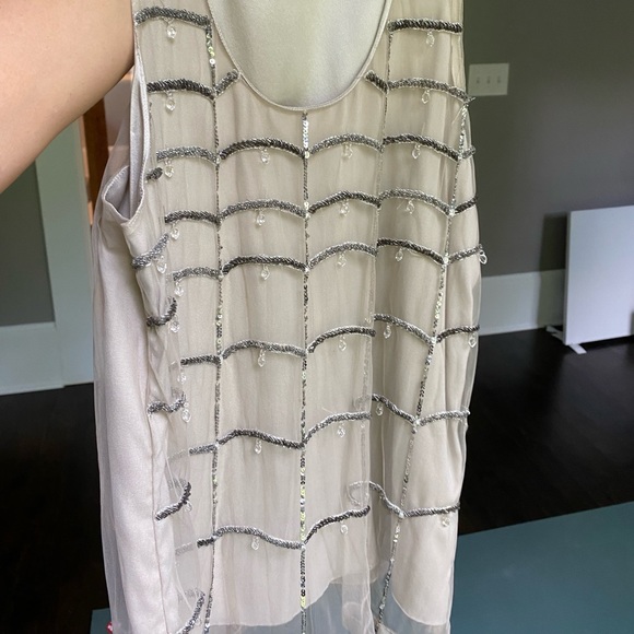 Alice + Olivia Silk Overlay Top XS - Picture 10 of 13